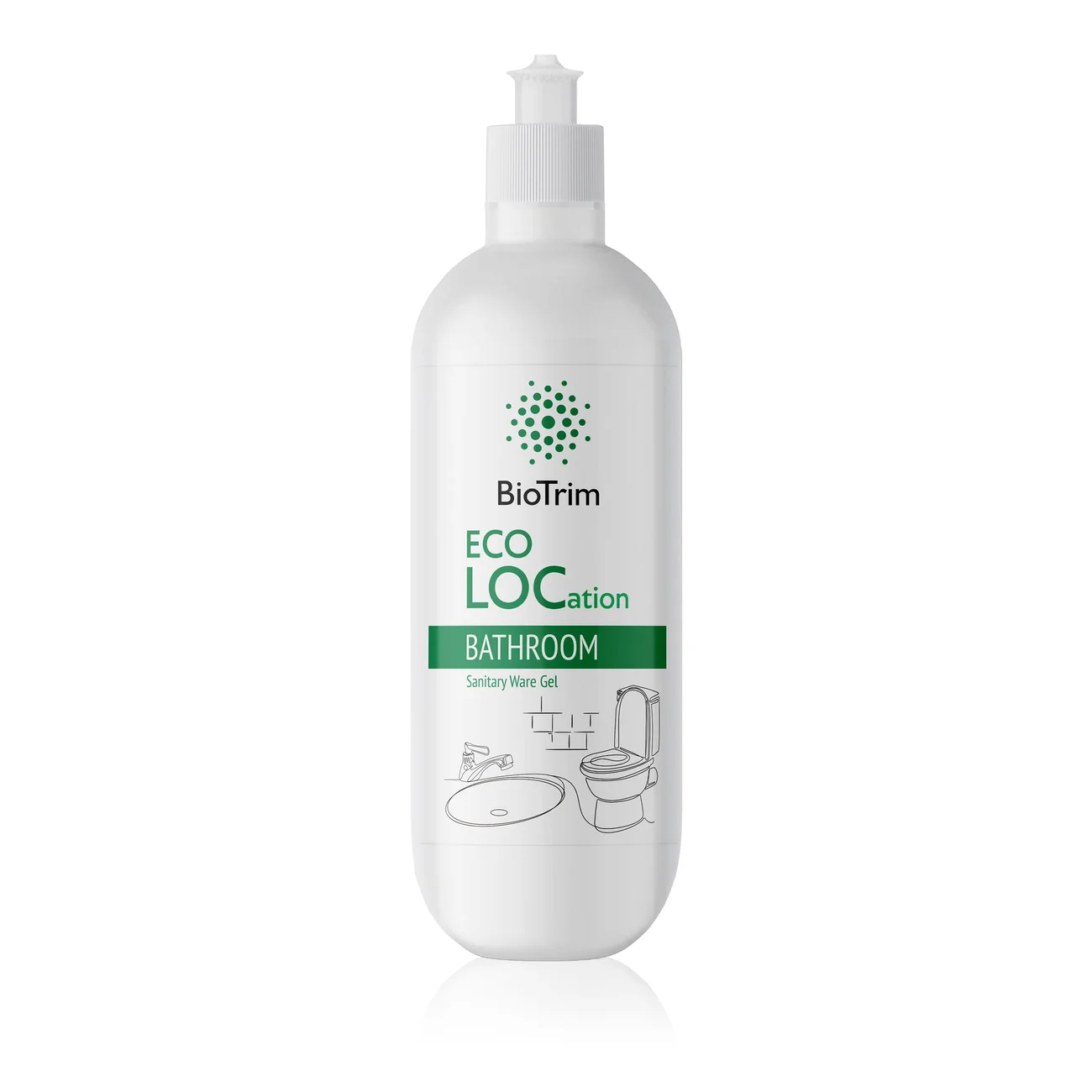 BioTrim ECOLOCATION BATHROOM Sanitary Gel, 500 ml