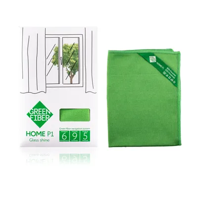 Green Fiber HOME P1 Fiber for glassware, green