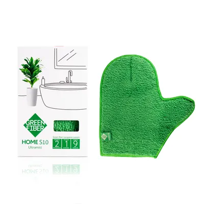 Green Fiber HOME S10 ถุงมือ อีนเวอล์เวอร์, สีเขียว