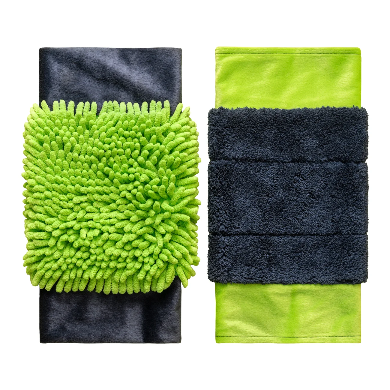 Universal Green Fiber MOP with two nozzles