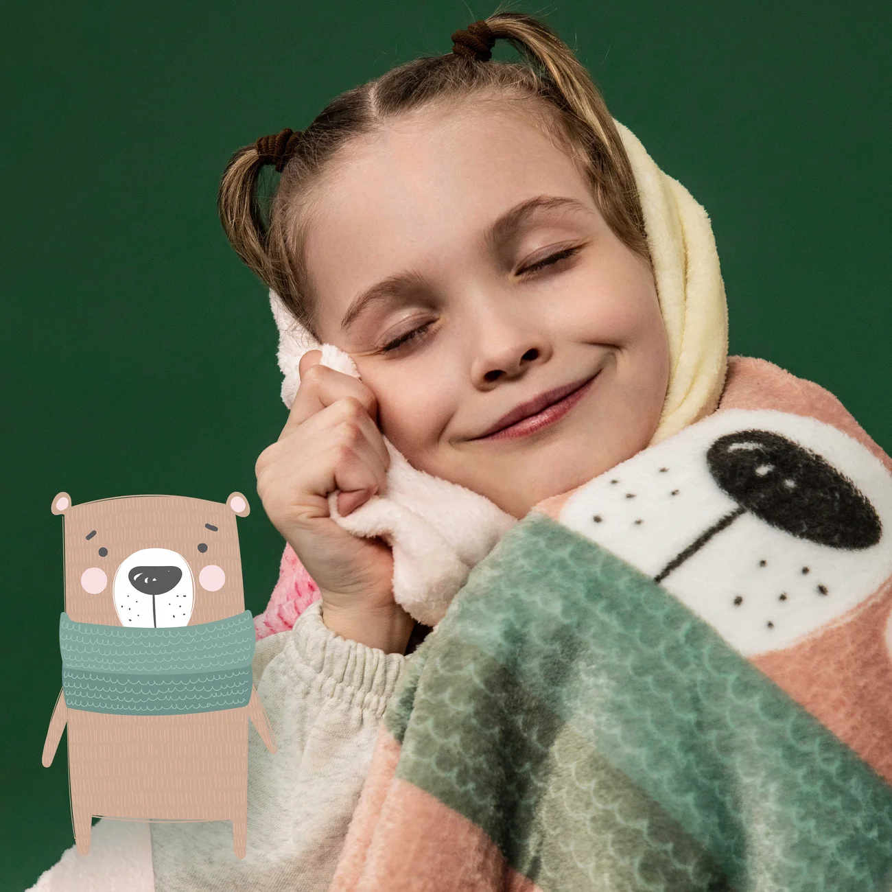 Green Fiber & Totty Children's Plaid