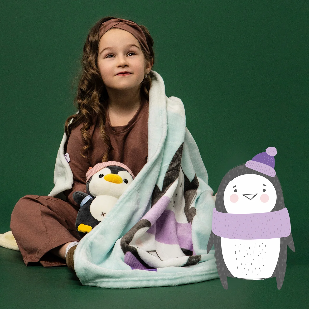 Green Fiber & Totty Children's Plaid