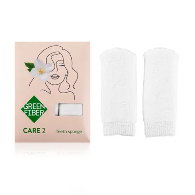 Green Fiber CARE 2 Tooth Brushing Sponge