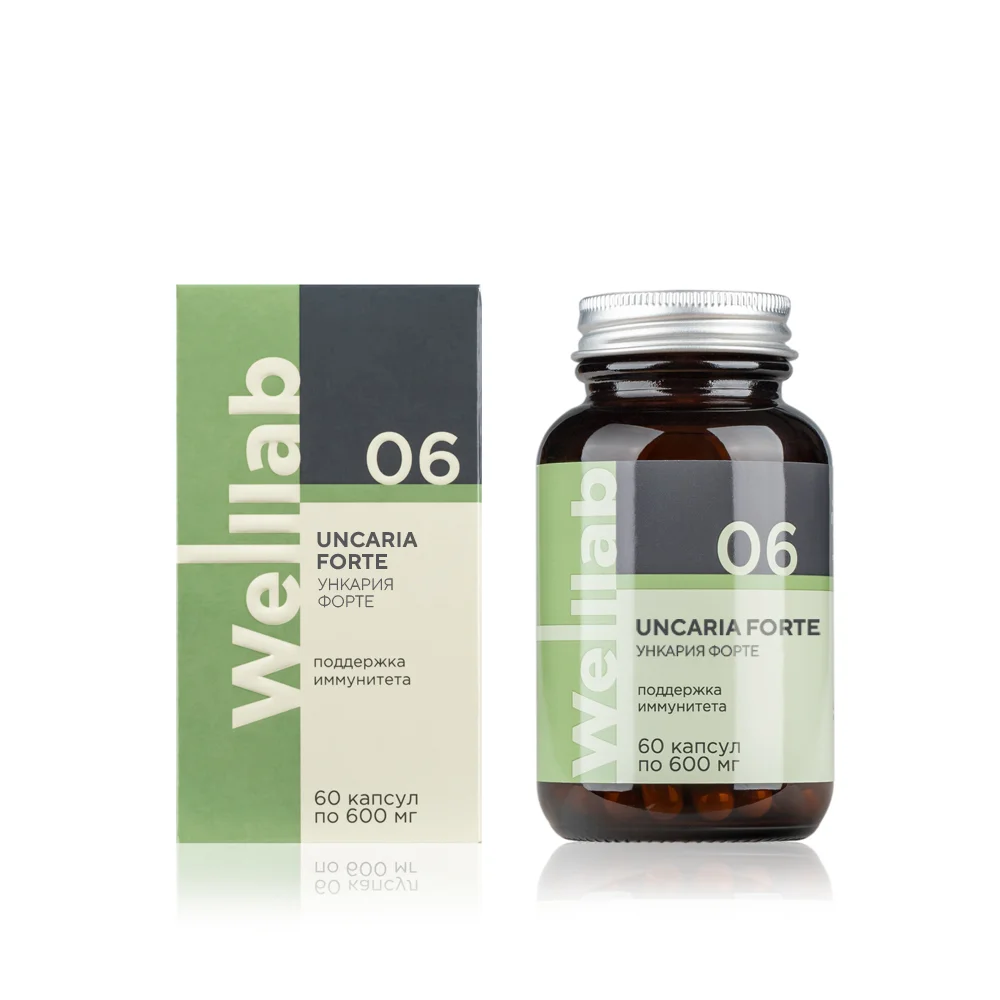 Dietary supplement for immune support Welllab UNCARIA FORTE, 60 capsules