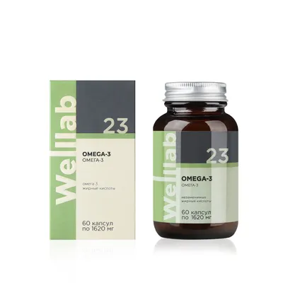 TPCN chứa nồng độ cao omega-3 Welllab OMEGA-3, 60 viên nang
