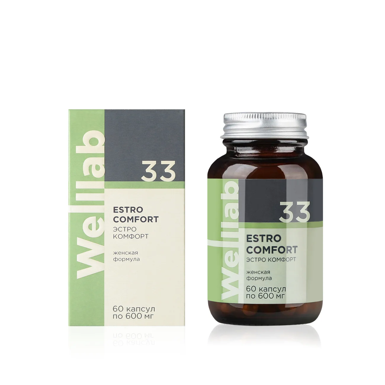 Nutritional supplements to support women's health Welllab ESTRO COMFORT, 60 capsules
