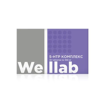 Dietary supplement Welllab 5-НTP COMPLEX, 30 tablets