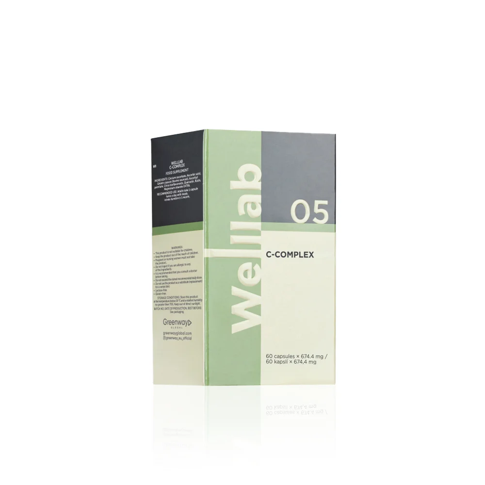 Vitamin C supplement Welllab C-COMPLEX, 60 capsules