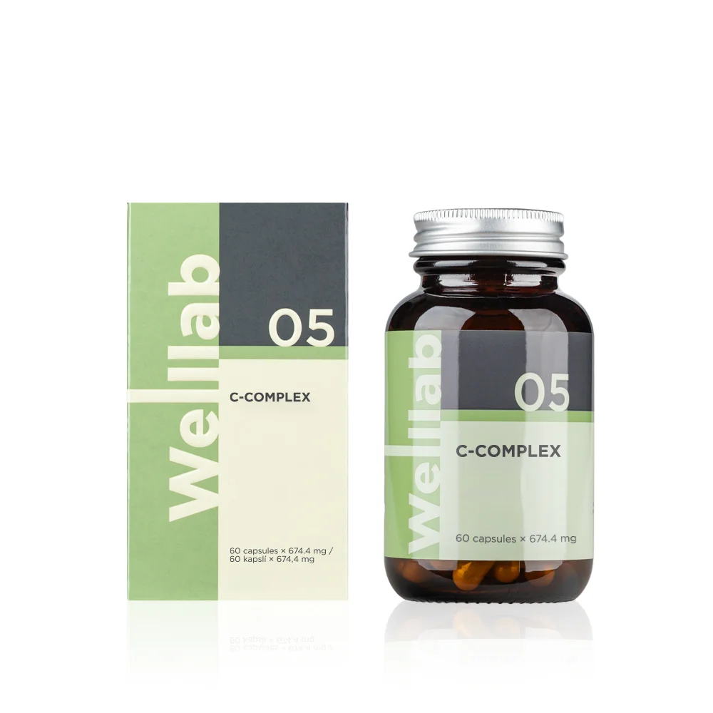 Vitamin C supplement Welllab C-COMPLEX, 60 capsules