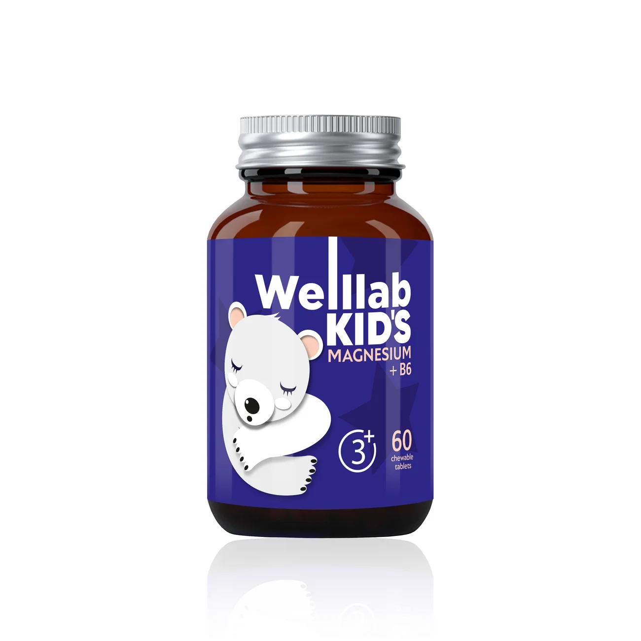 WELLLAB KIDS MAGNESIUM + B6, 60 chewable tablets