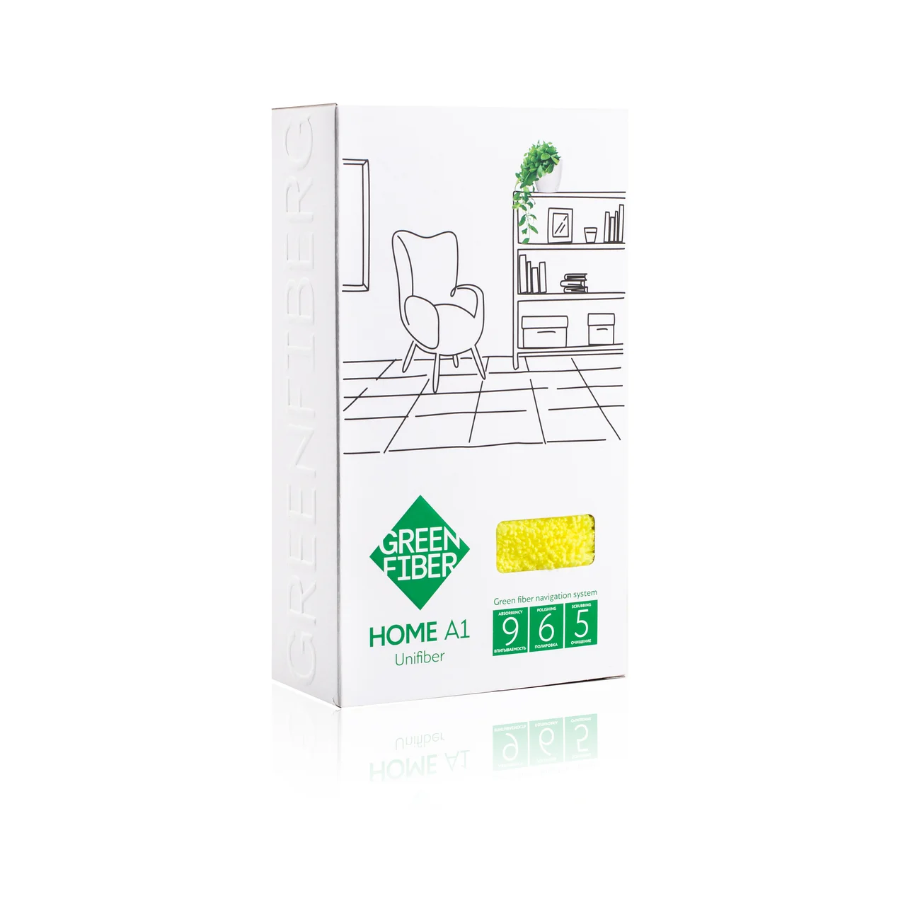 Green Fiber HOME A1 Universal fiber, yellow