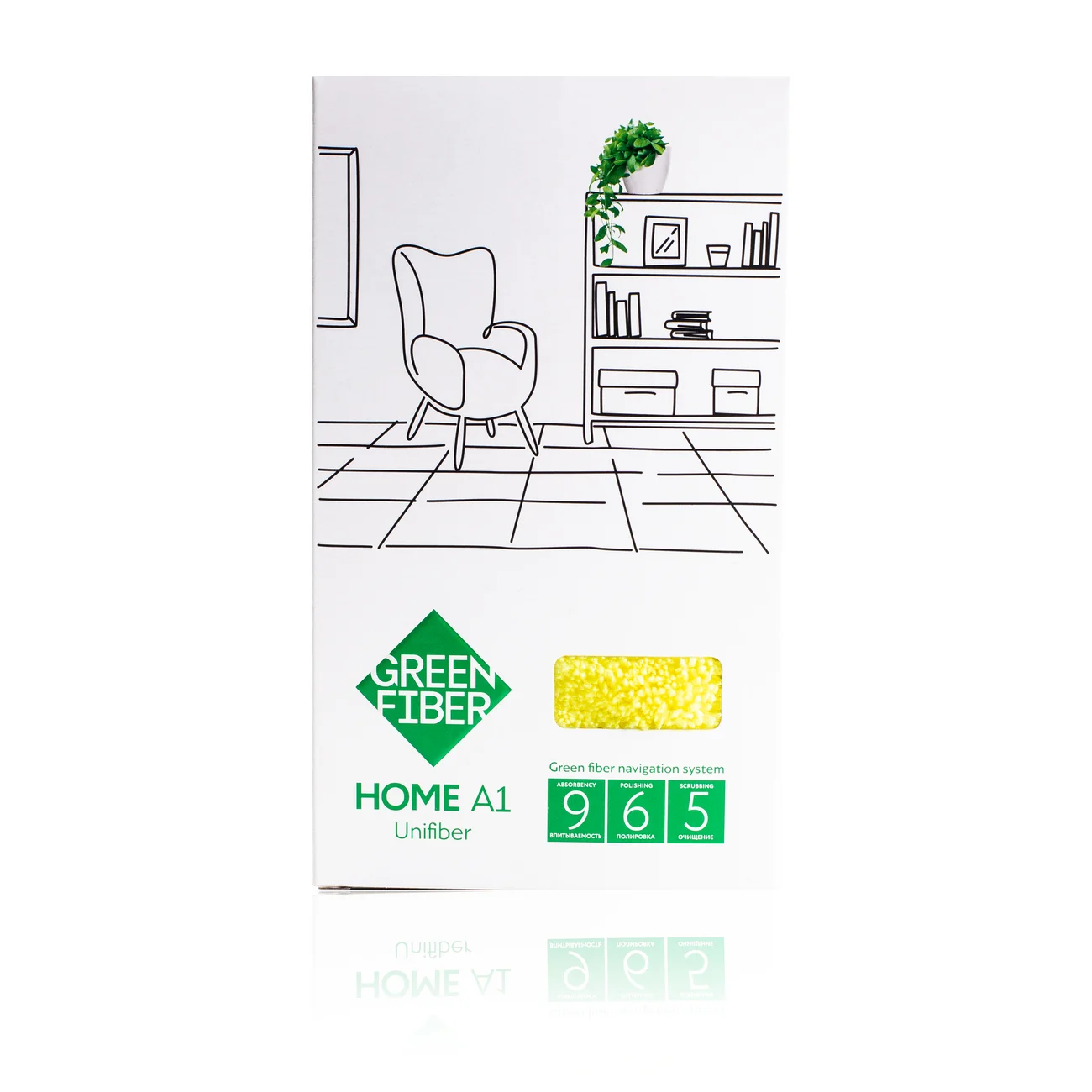 Green Fiber HOME A1 Universal fiber, yellow