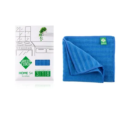 Green Fiber HOME S4 Twist scrubber, blue