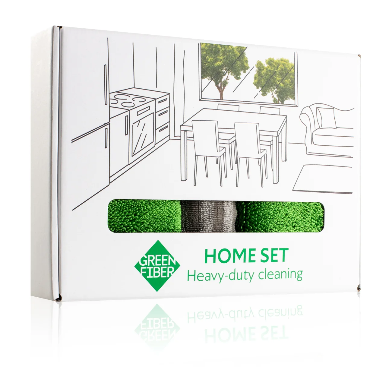 HOME SET Heavy-duty cleaning Komplet za čišćenje tvrdokorne prljavštine
