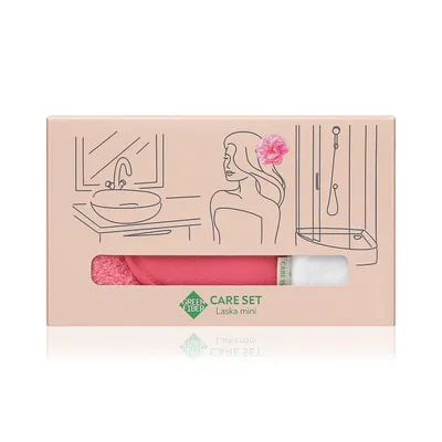 CARE SET Laska Mini A set for cleansing the face, neck and decollete skin