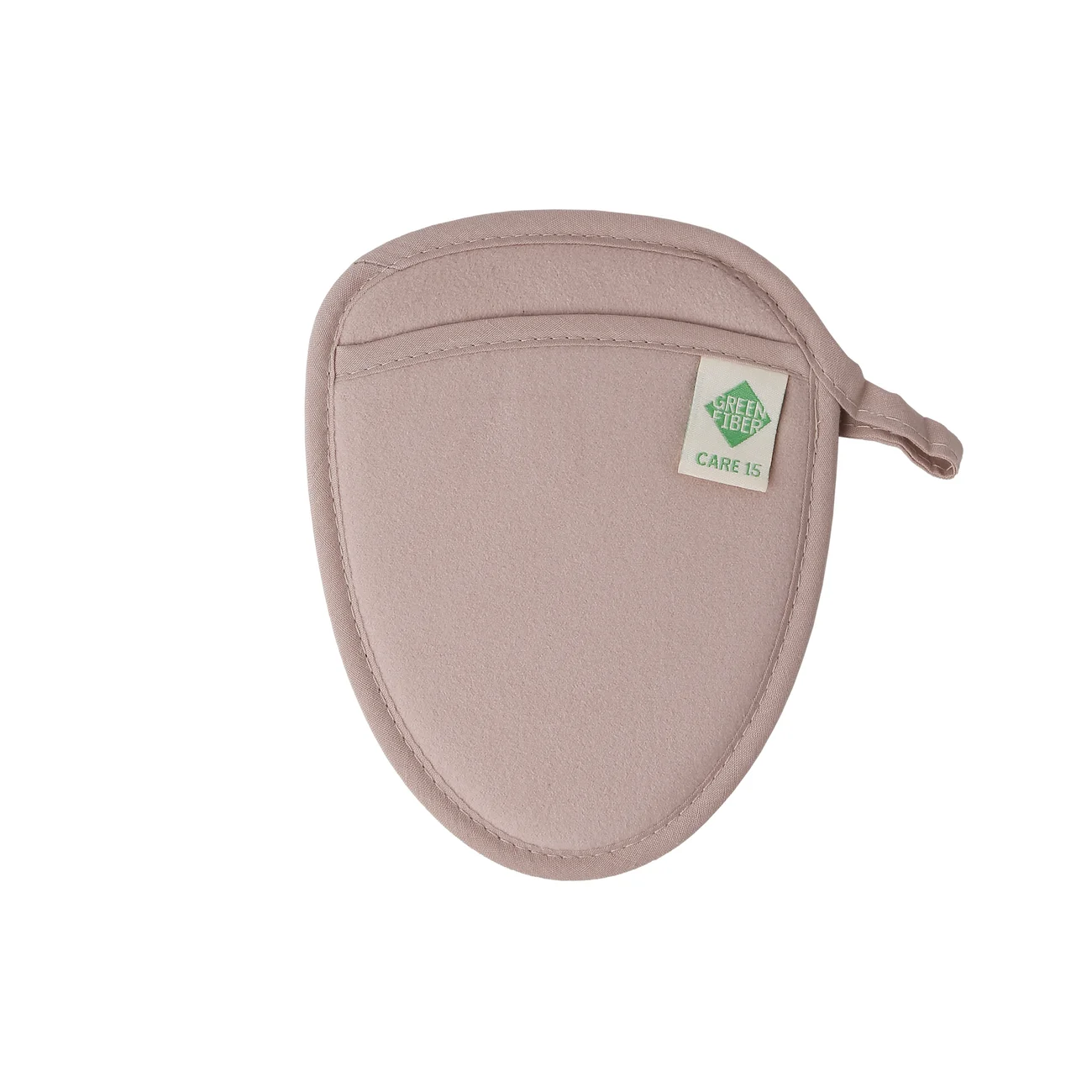 Green Fiber CARE 15 Double-sided sponge mitten, beige