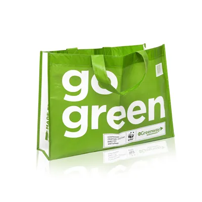 Eco Shopper big sac-shopping fabriqué à partir de plastique océanique recyclé, 35 x 50 x 14 cm