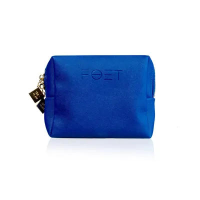 Foet Cosmetic Bag for convenient storage, blue