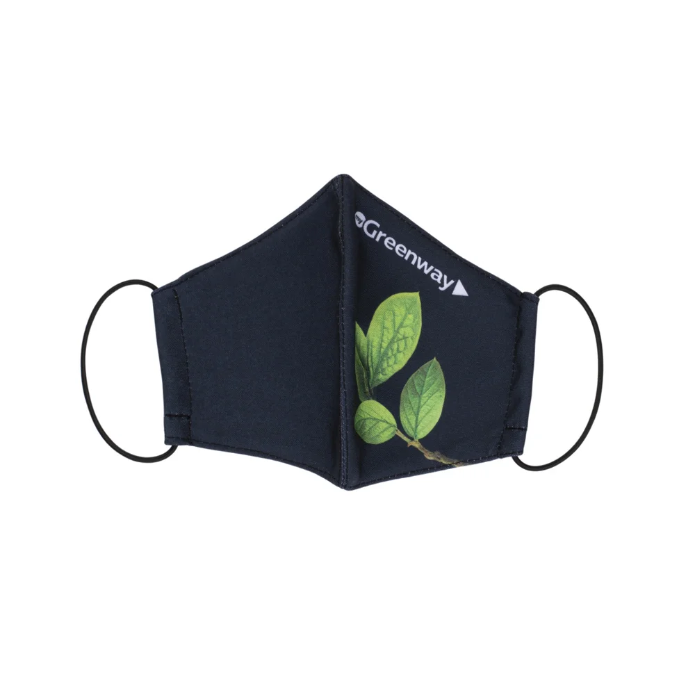 Reusable Cloth Face Mask, "Leaf", size M