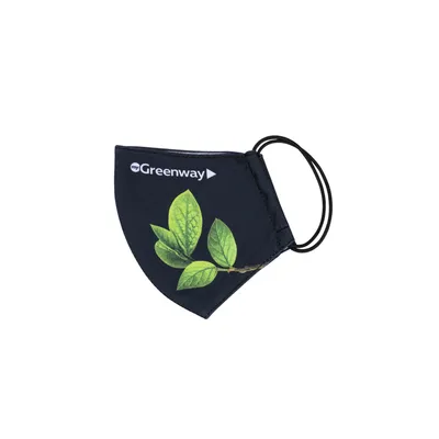 Reusable Cloth Face Mask, "Leaf", size M