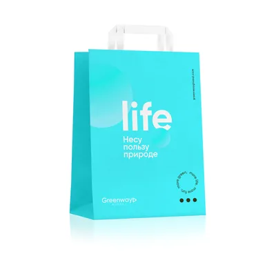 Small "Life" bag, 32 x 22 x 12 cm