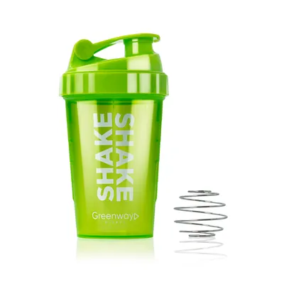 Šejkr SHAKE pro snadné míchání nápojů, zelený, 500 ml