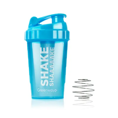 Šejkr SHAKE pro snadné míchání nápojů, modrý, 500 ml