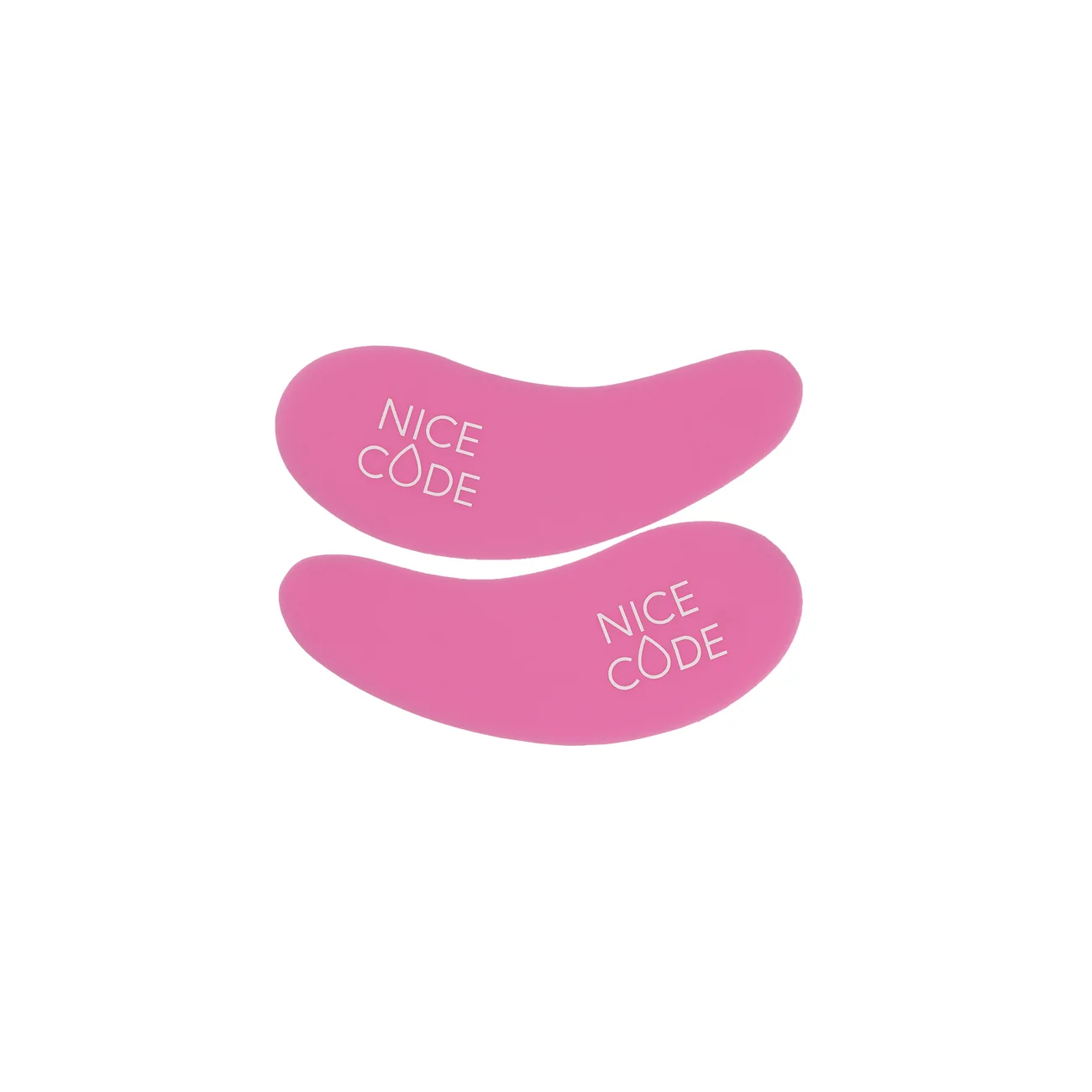 Reusable eye patches Nice Code, pink, in a case, 2 pcs.