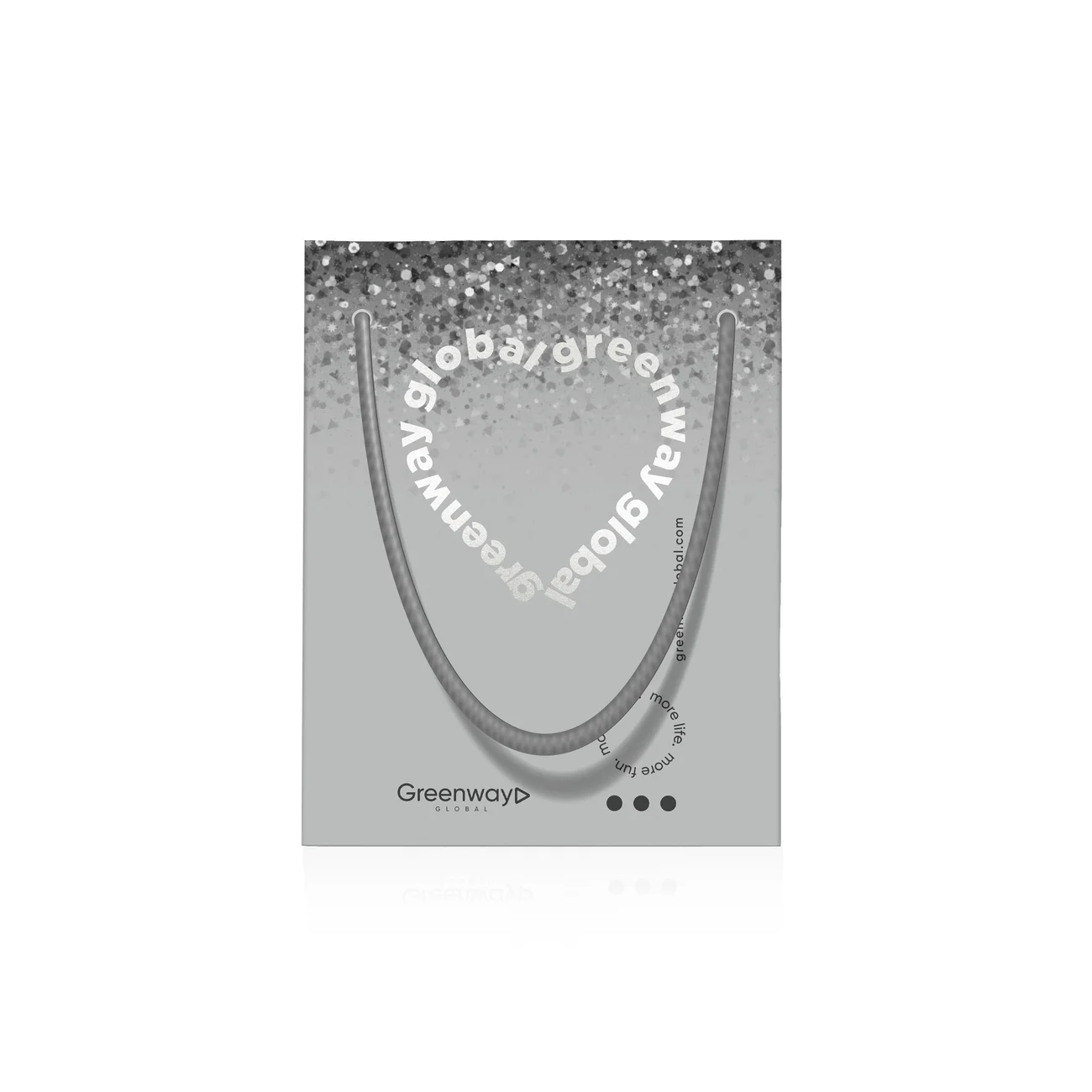Small gift bag, grey, 12 x 15 x 8 cm