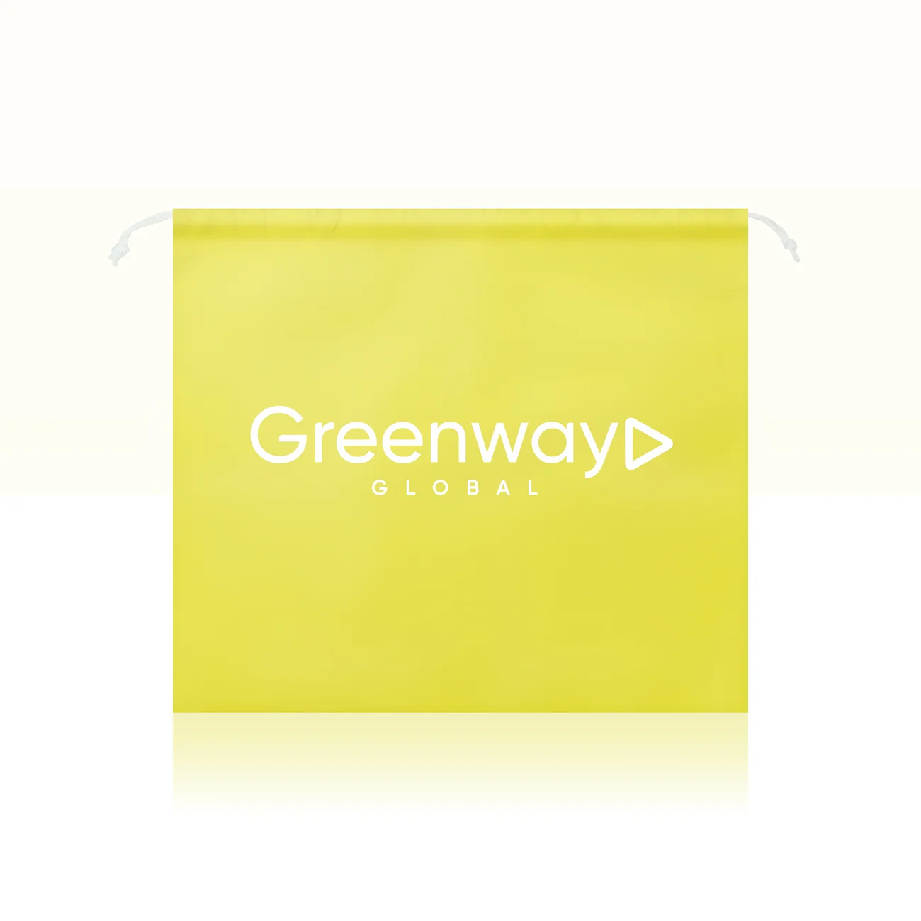 Greenway Global beach bag made of recycled plastic, lemon