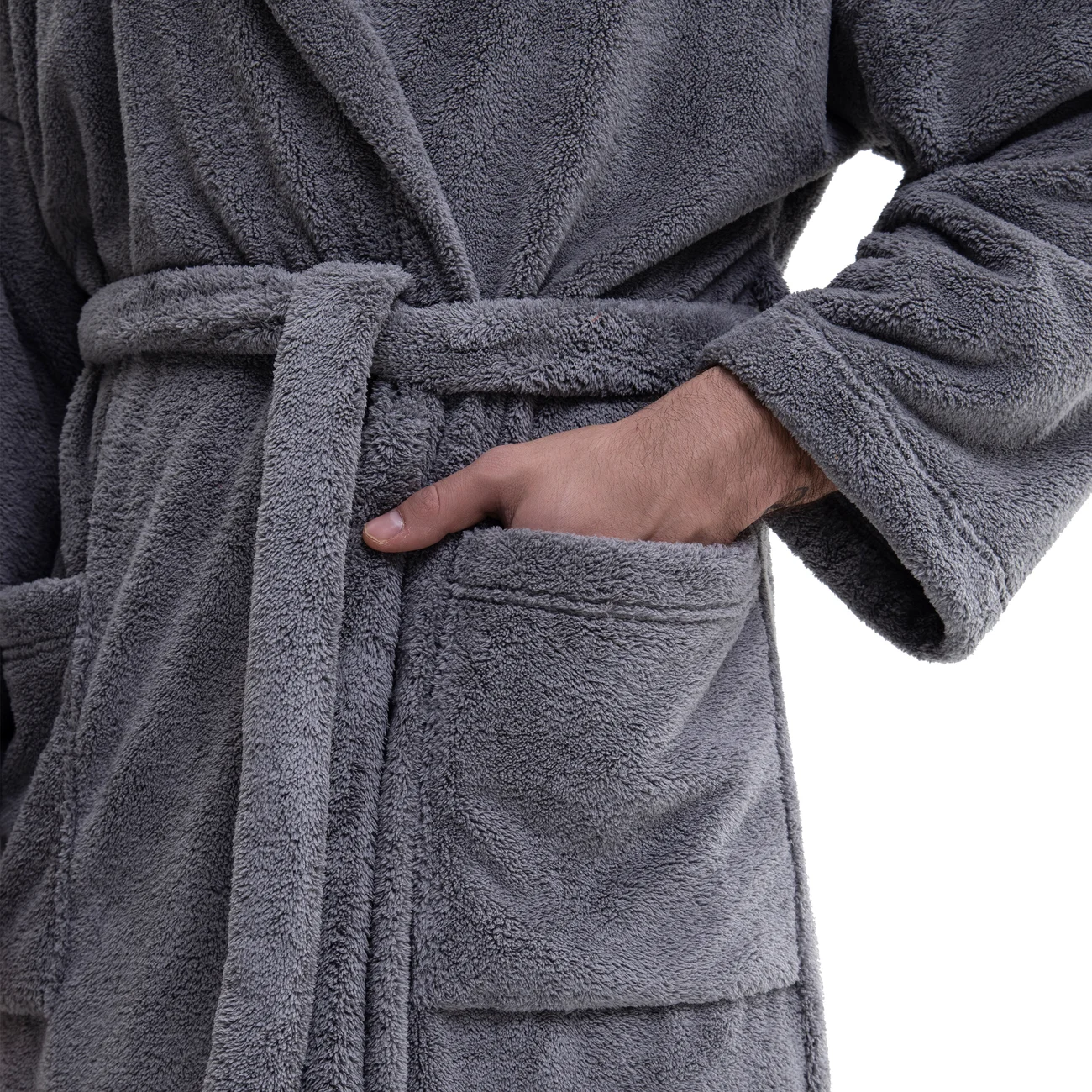 Greenway Global Home Bathrobe, Grey