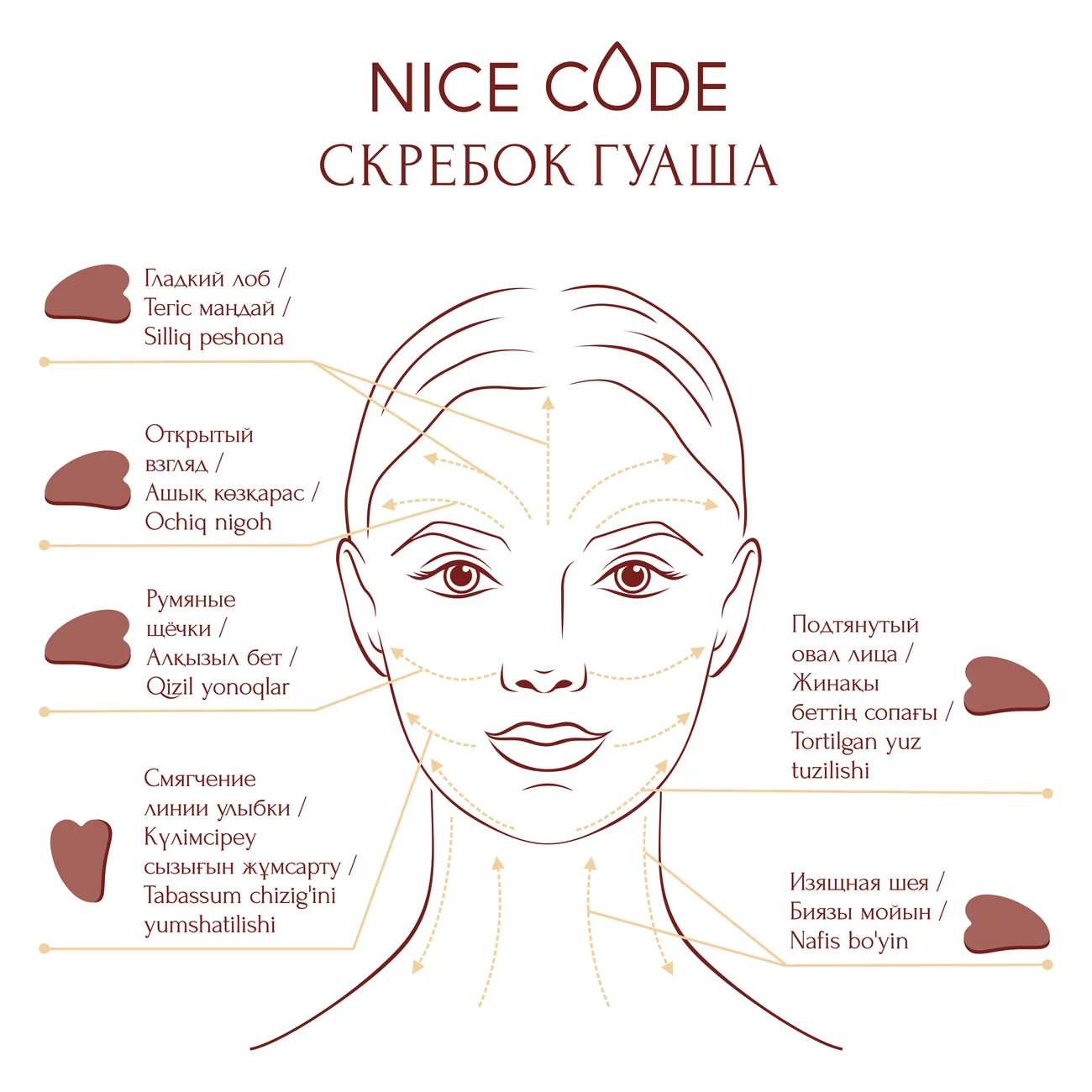 Nice Code Gua Sha Scraper